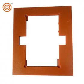 厂家生产电木板加工件 橘红色绝缘板材 可切割雕刻胶木板来图定制